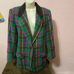 Bagatelle vintage plaid blazer size 12